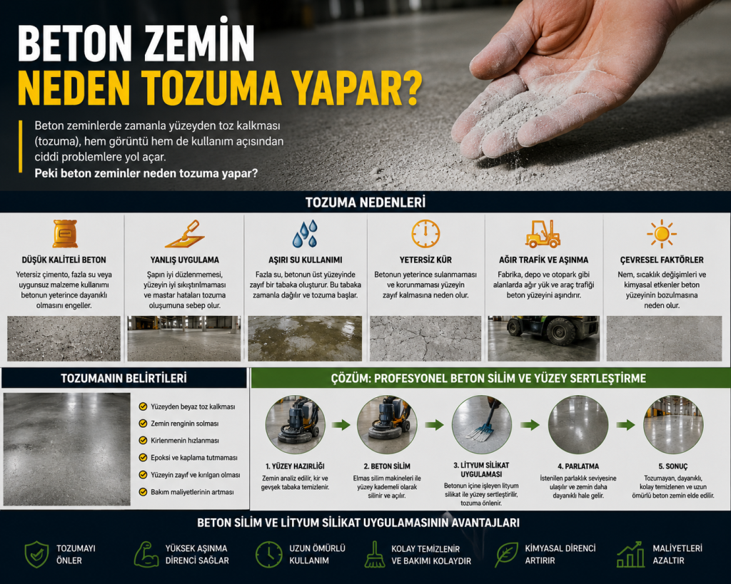 Beton Zemin Neden Tozuma Yapar?