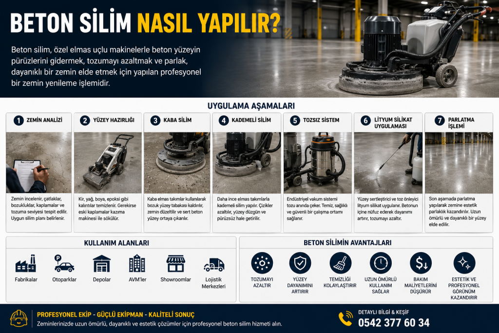 Beton Silim Nasıl Yapılır?