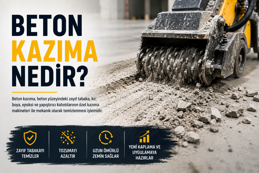 Beton kazıma nedir ?